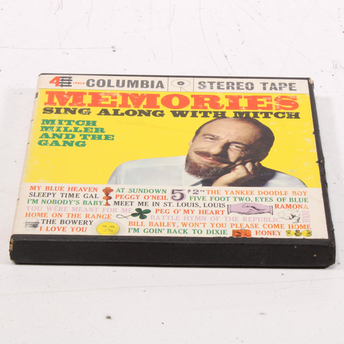 Memories Sing Along With Mitch – Mitch Miller and The Gang Reel to Reel Tape 7" 1/4" 7½ IPS Columbia Stereo Tape-Reel-to-Reel Tape-SpenCertified-vintage-refurbished-electronics