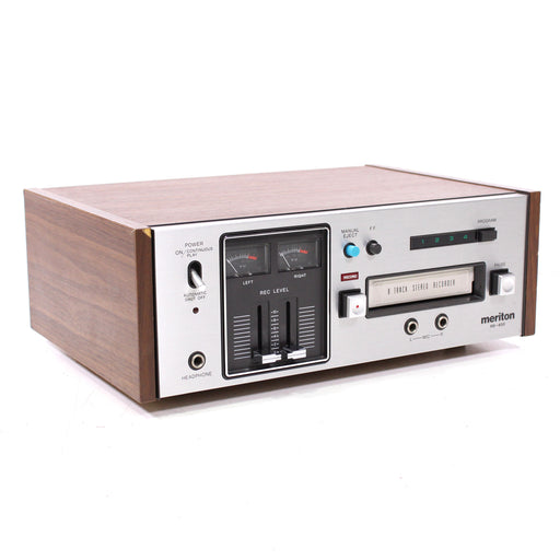 Meriton HD-830 Vintage 8-Track Tape Recorder Deck Silver Face (1970s)-8 Track Player-SpenCertified-vintage-refurbished-electronics