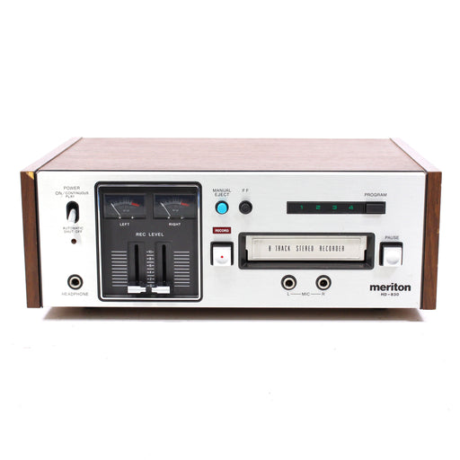 Meriton HD-830 Vintage 8-Track Tape Recorder Deck Silver Face (1970s)-8 Track Player-SpenCertified-vintage-refurbished-electronics