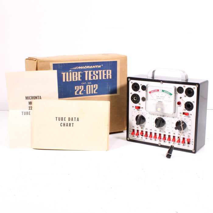 Micronta 22-012 Vintage Valve Tube Tester with Original Box and Manuals (1968)-Tube Tester-SpenCertified-vintage-refurbished-electronics
