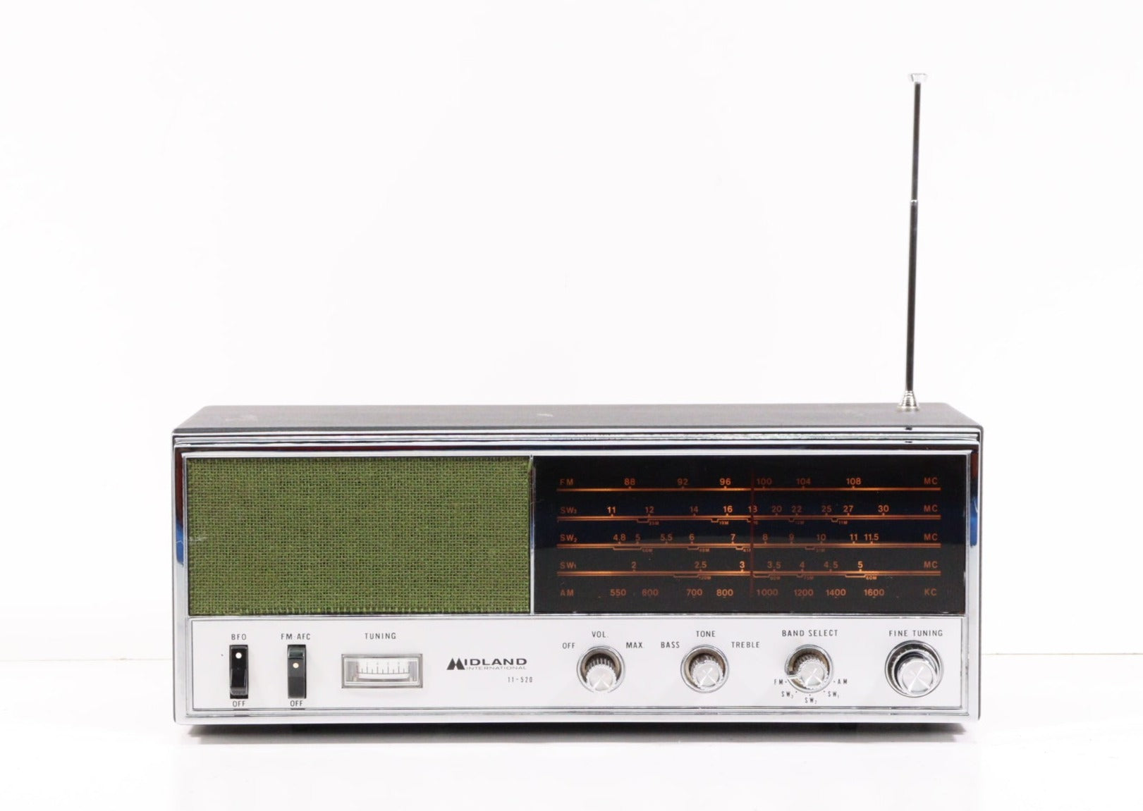 thumbnail image 2 of Supersonic SC-1082 9 Band AM/FM/SW 1-7 Portable Radio, High Sensitivity Receiver, Torch Light 2 of 12