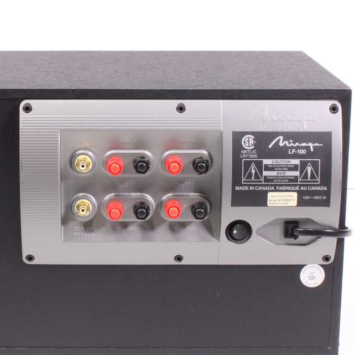 Mirage LF-100 Powered Subwoofer 100W 10" Deep Bass Compact Cabinet-Speakers-SpenCertified-vintage-refurbished-electronics