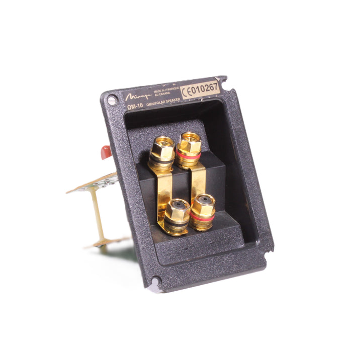 Mirage OM-10 Omnipolar Speaker Crossover Network Bi-Wire Gold Binding Posts-Speaker Accessories-SpenCertified-vintage-refurbished-electronics