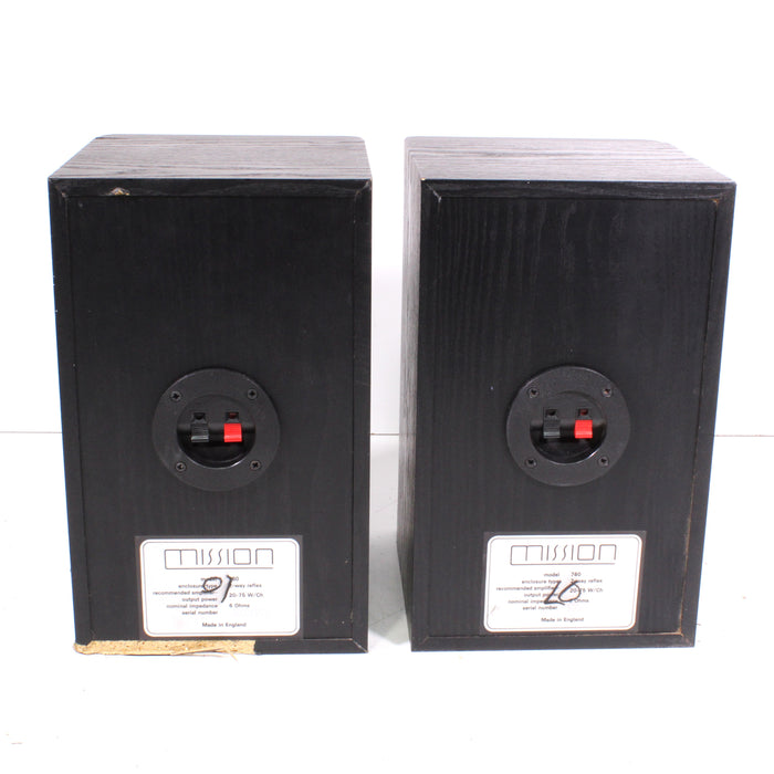 Mission 760 Bookshelf Speaker Pair (1989)-Speakers-SpenCertified-vintage-refurbished-electronics