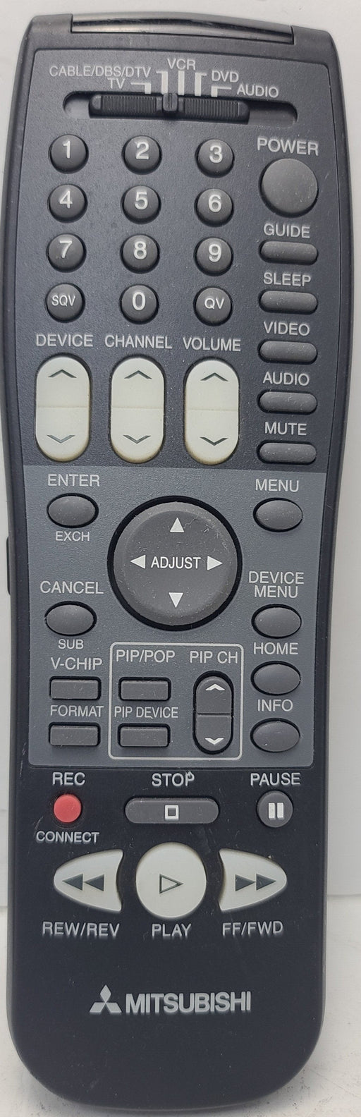 MITSUBISHI Cable TV DVD VCR Audio Remote Control EUR647007-Remote-SpenCertified-refurbished-vintage-electonics