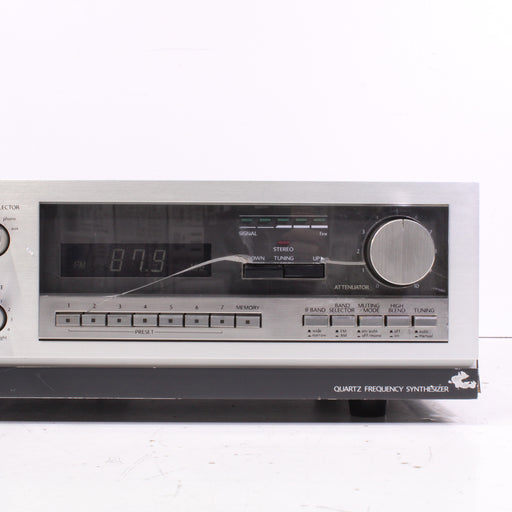 Mitsubishi DA-R15 Stereo Receiver Silver Face Quartz Frequency Synthesizer (1980)-Audio & Video Receivers-SpenCertified-vintage-refurbished-electronics