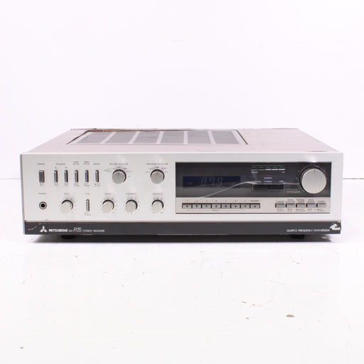 Mitsubishi DA-R15 Stereo Receiver Silver Face Quartz Frequency Synthesizer (1980)-Audio & Video Receivers-SpenCertified-vintage-refurbished-electronics
