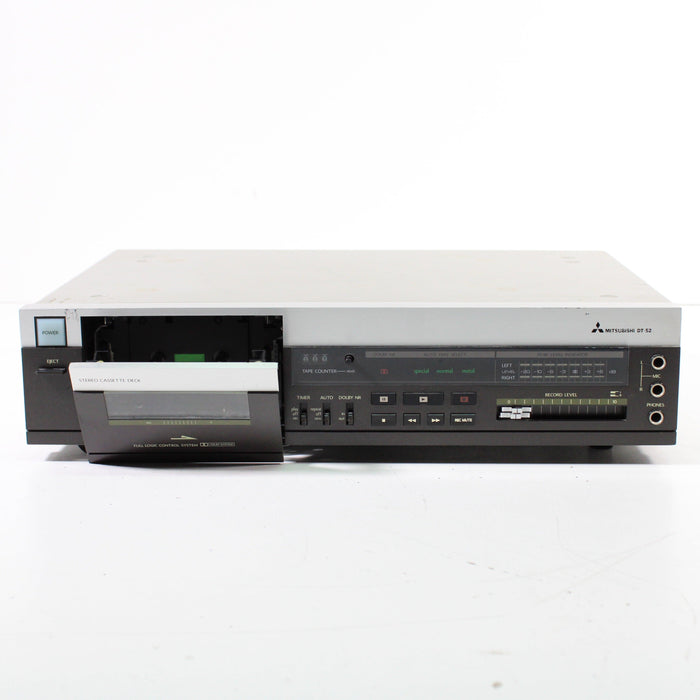 Mitsubishi DT-52 Single Stereo Cassette Deck-Cassette Players & Recorders-SpenCertified-vintage-refurbished-electronics