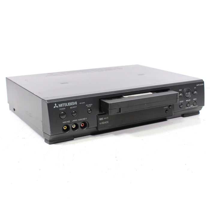 Mitsubishi HS-U448 4-Head Hi-Fi Stereo VCR Video Cassette Recorder Precision TurboDrive-VCRs-SpenCertified-vintage-refurbished-electronics