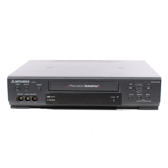 Mitsubishi HS-U448 4-Head Hi-Fi Stereo VCR Video Cassette Recorder Precision TurboDrive-VCRs-SpenCertified-vintage-refurbished-electronics