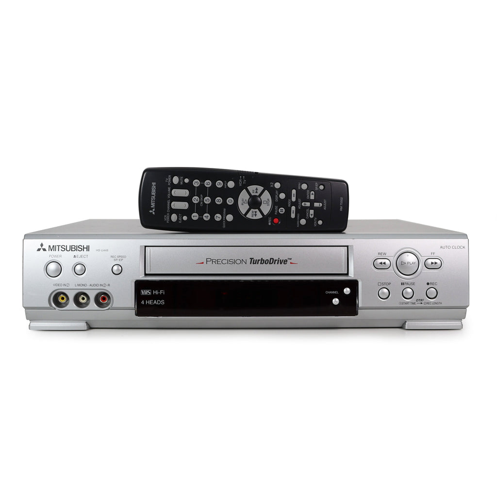 Mitsubishi HS-U449 VCR with Super Fast Rewinding Precision