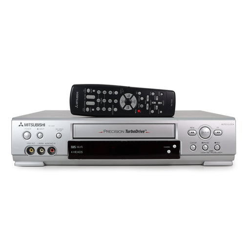 Mitsubishi HS-U449 VCR/VHS Player/Recorder Super Fast Rewinding Precision TurboDrive Hi-Fi One Touch Recording OTR-Electronics-SpenCertified-refurbished-vintage-electonics