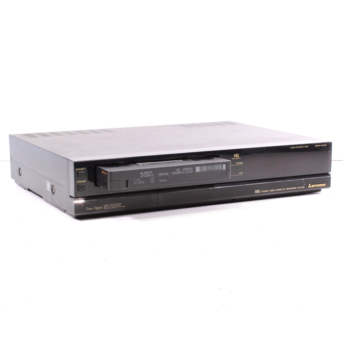 Mitsubishi HS-U50 Hi-Fi Stereo VCR Video Cassette Recorder FX4 Twin Digital-VCRs-SpenCertified-vintage-refurbished-electronics
