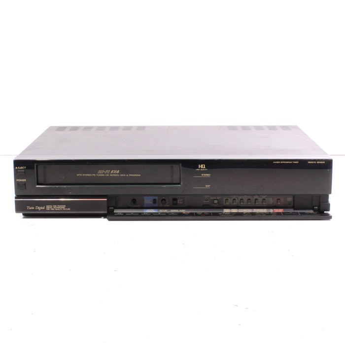 Mitsubishi HS-U50 Hi-Fi Stereo VCR Video Cassette Recorder FX4 Twin Digital-VCRs-SpenCertified-vintage-refurbished-electronics