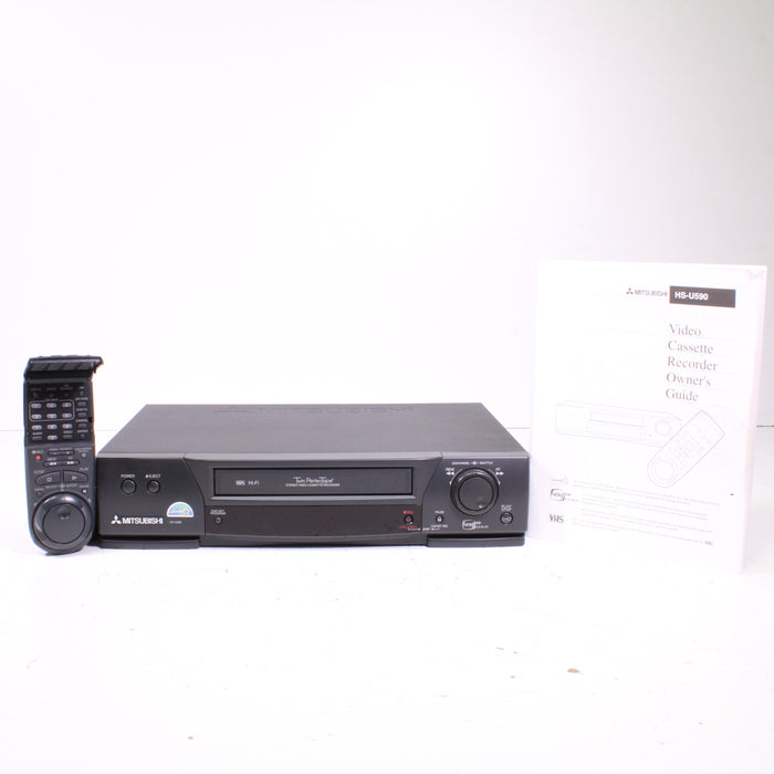 Mitsubishi HS-U590 VHS VCR Video Cassette Recorder 4-Head Hi-Fi Stereo-Electronics-SpenCertified-vintage-refurbished-electronics