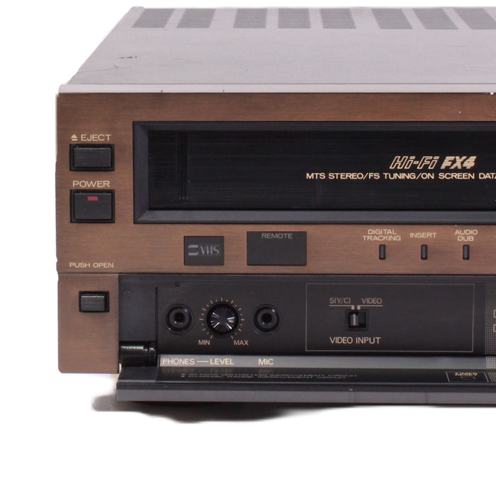 Mitsubishi HS-U70 S-VHS Hi-Fi Stereo VCR Digital Tracking 4-Head (AS-IS??)-VCRs-SpenCertified-vintage-refurbished-electronics