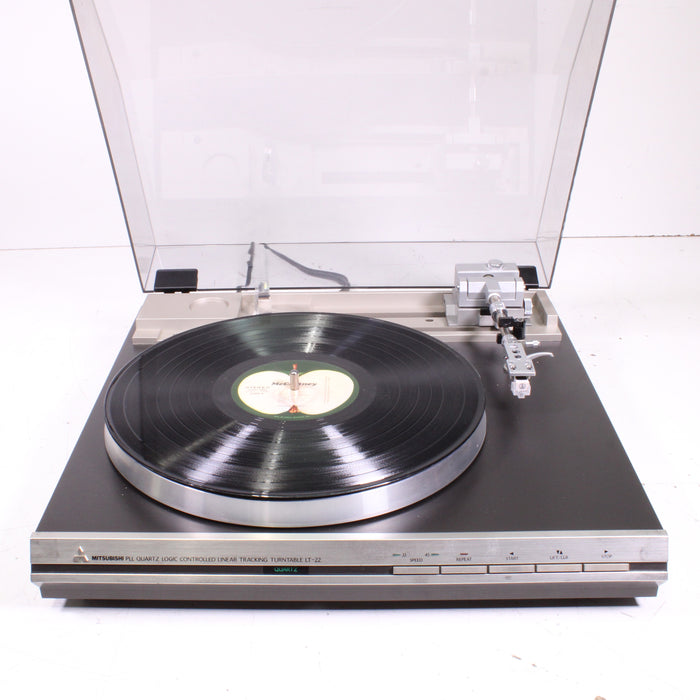 Mitsubishi LT-22 Linear Tracking Turntable Direct Drive Fully Automatic Vintage-Turntables & Record Players-SpenCertified-vintage-refurbished-electronics