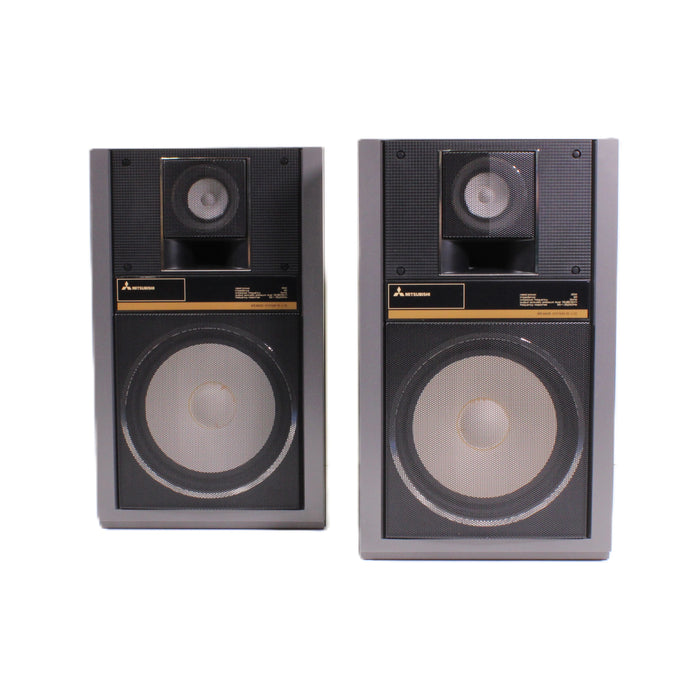 Mitsubishi SS-L70 Vintage 2-Way Bass Reflex Bookshelf Speakers-Speakers-SpenCertified-vintage-refurbished-electronics