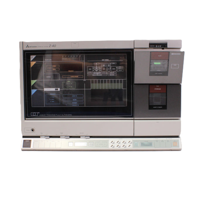 Mitsubishi Z-40 Interplay Vertical Turntable Cassette AM/FM Stereo System Made in Japan-Turntables & Record Players-SpenCertified-vintage-refurbished-electronics