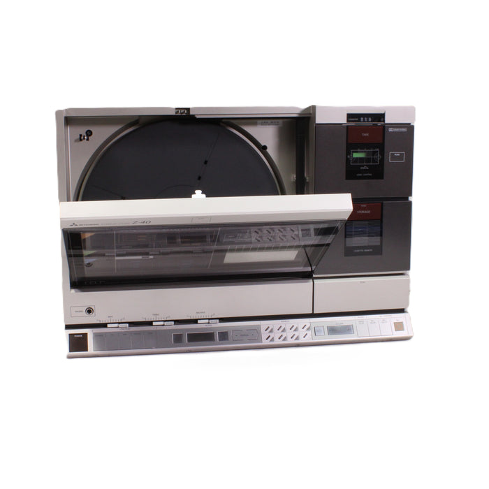 Mitsubishi Z-40 Interplay Vertical Turntable Cassette AM/FM Stereo System Made in Japan-Turntables & Record Players-SpenCertified-vintage-refurbished-electronics