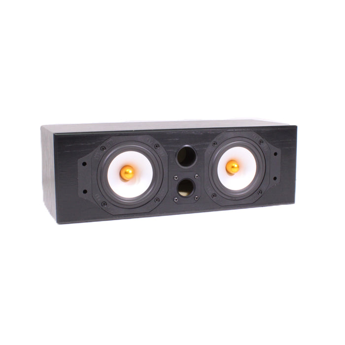 Monitor Audio Silver Centre 10i Center Channel Speaker Black Oak Missing Tweeter (AS IS)-Speakers-SpenCertified-vintage-refurbished-electronics