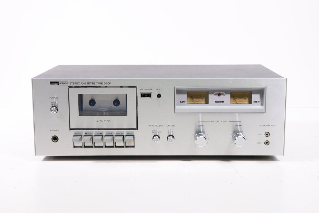 Montgomery Ward Airline GEN 6837A Stereo Cassette Tape Deck (RIGHT CHANNEL HAS ISSUES)-Cassette Players & Recorders-SpenCertified-vintage-refurbished-electronics