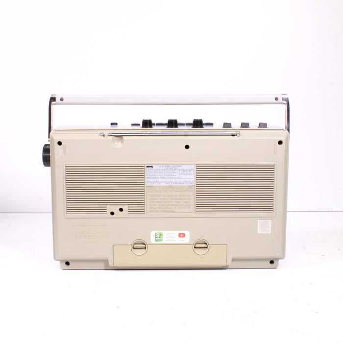 Montgomery Ward GEN 3995A Portable Stereo Boombox AM/FM Cassette Recorder/8-Track Player-Cassette Players & Recorders-SpenCertified-vintage-refurbished-electronics