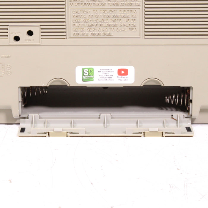 Montgomery Ward GEN 3995A Portable Stereo Boombox AM/FM Cassette Recorder/8-Track Player-Cassette Players & Recorders-SpenCertified-vintage-refurbished-electronics