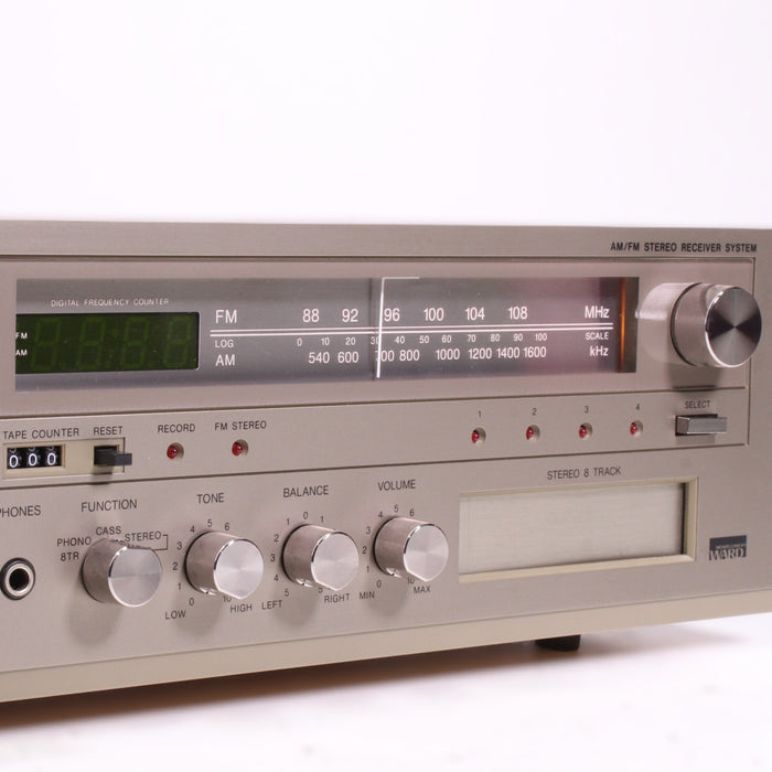 Montgomery Ward GEN6308 Cassette Player Recorder AM/FM Stereo 8 Track Receiver w/ Phono-Electronics-SpenCertified-vintage-refurbished-electronics