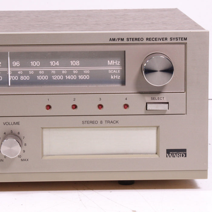 Montgomery Ward GEN6308 Cassette Player Recorder AM/FM Stereo 8 Track Receiver w/ Phono-Electronics-SpenCertified-vintage-refurbished-electronics