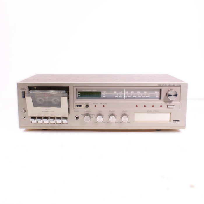 Montgomery Ward GEN6308 Cassette Player Recorder AM/FM Stereo 8 Track Receiver w/ Phono-Electronics-SpenCertified-vintage-refurbished-electronics