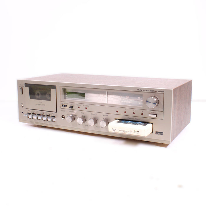Montgomery Ward GEN6308 Cassette Player Recorder AM/FM Stereo 8 Track Receiver w/ Phono-Electronics-SpenCertified-vintage-refurbished-electronics