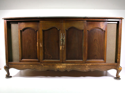 Montgomery Ward WG-5933A Vintage Tube TV Console Record Player Cabinet (AS IS)-Turntables & Record Players-SpenCertified-vintage-refurbished-electronics