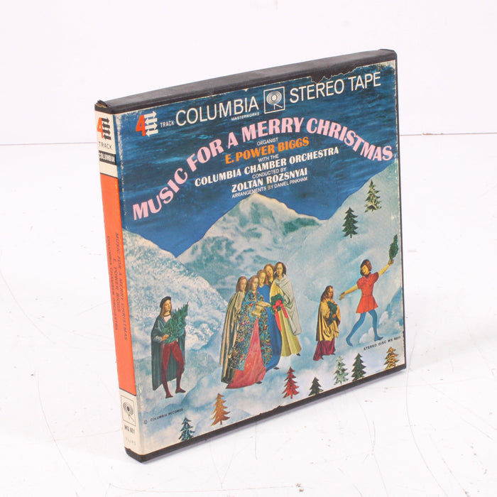 Music for a Merry Christmas – Columbia Charter Orchestra, Zoltán Rozsnyai – Arrangements by Daniel Pinkham Reel to Reel Tape 7" 1/4" 7½ IPS Columbia Masterworks-Reel-to-Reel Tape-SpenCertified-vintage-refurbished-electronics