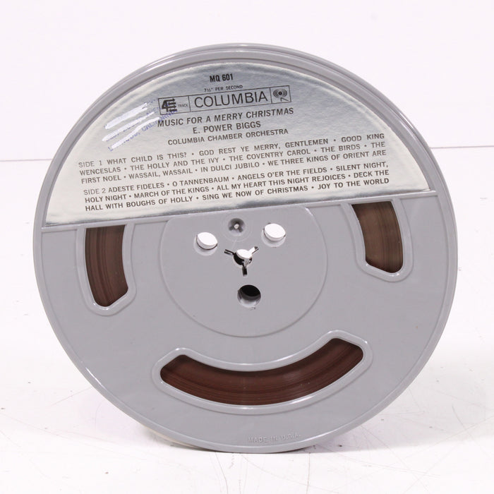 Music for a Merry Christmas – Columbia Charter Orchestra, Zoltán Rozsnyai – Arrangements by Daniel Pinkham Reel to Reel Tape 7" 1/4" 7½ IPS Columbia Masterworks-Reel-to-Reel Tape-SpenCertified-vintage-refurbished-electronics