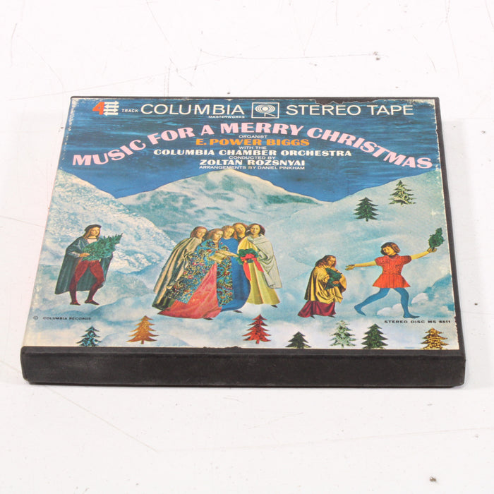 Music for a Merry Christmas – Columbia Charter Orchestra, Zoltán Rozsnyai – Arrangements by Daniel Pinkham Reel to Reel Tape 7" 1/4" 7½ IPS Columbia Masterworks-Reel-to-Reel Tape-SpenCertified-vintage-refurbished-electronics