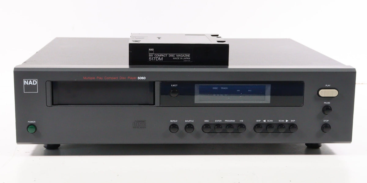 NAD 5060 CD Compact Disc Player with 6-Disc Magazine Cartridge ...