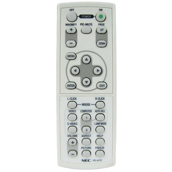 NEC RD-427E Remote Control for Projector VT48 and More — SpenCertified