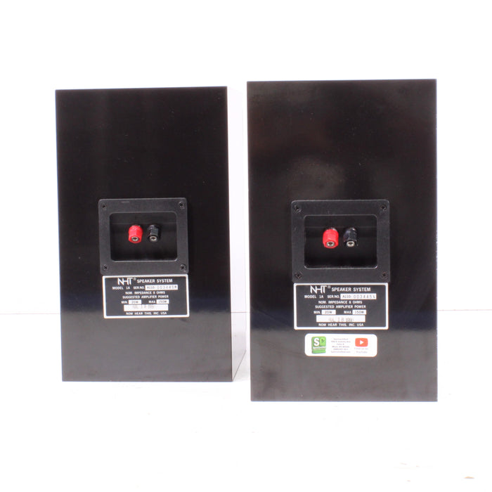 NHT (Now Hear This) Model 1A Bookshelf 2-Way Stereo Speaker System (1991)-Speakers-SpenCertified-vintage-refurbished-electronics