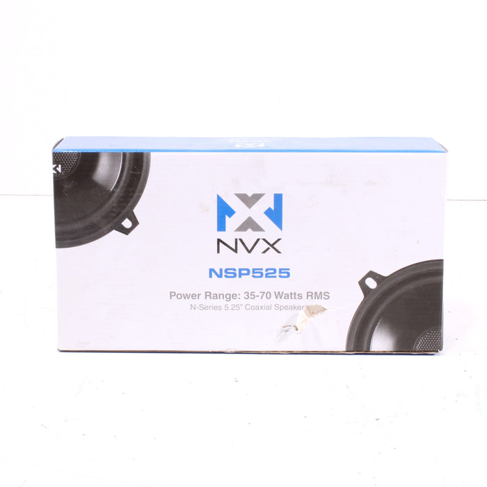 NVX NSP525 5.25" N-Series 2-Way Coaxial Car Speaker Pair 160W RMS w/ Original Box-Speaker Accessories-SpenCertified-vintage-refurbished-electronics