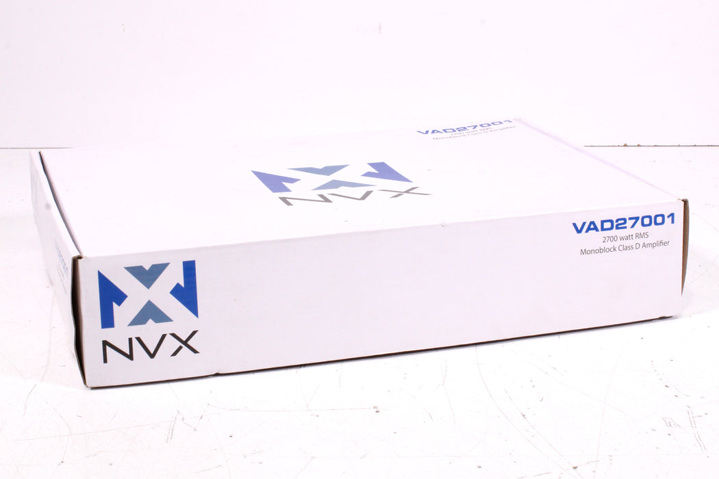 NVX VAD27001 2700W RMS 1-Ohm Stable Monoblock Car Amplifier (2018)-Speaker Accessories-SpenCertified-vintage-refurbished-electronics