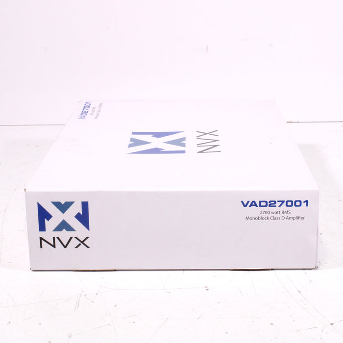 NVX VAD27001 2700W RMS 1-Ohm Stable Monoblock Car Amplifier (2018)-Speaker Accessories-SpenCertified-vintage-refurbished-electronics