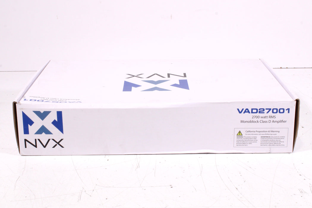 NVX VAD27001 2700W RMS 1-Ohm Stable Monoblock Car Amplifier (2018)-Speaker Accessories-SpenCertified-vintage-refurbished-electronics