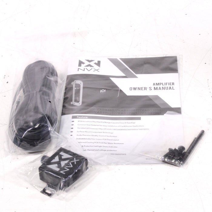 NVX VAD27001 2700W RMS 1-Ohm Stable Monoblock Car Amplifier (2018)-Speaker Accessories-SpenCertified-vintage-refurbished-electronics