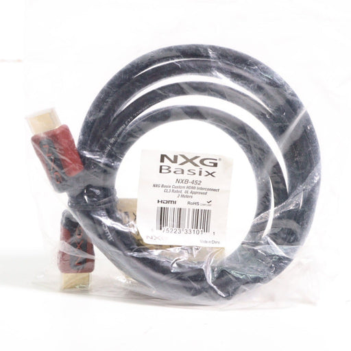 NXG Basix NXB-452 Custom HDMI Interconnect 2 Meters NEW-Cables-SpenCertified-vintage-refurbished-electronics