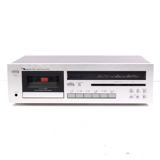 Nakamichi 480 Stereo Cassette Deck Silver-Face (1979-1981)-Cassette Players & Recorders-SpenCertified-vintage-refurbished-electronics