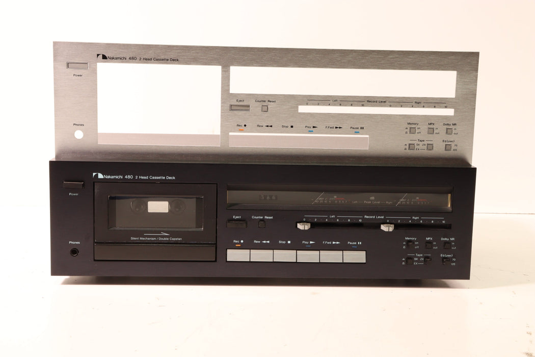 Nakamichi 480 Stereo Cassette Deck with Original Box-Cassette Players & Recorders-SpenCertified-vintage-refurbished-electronics