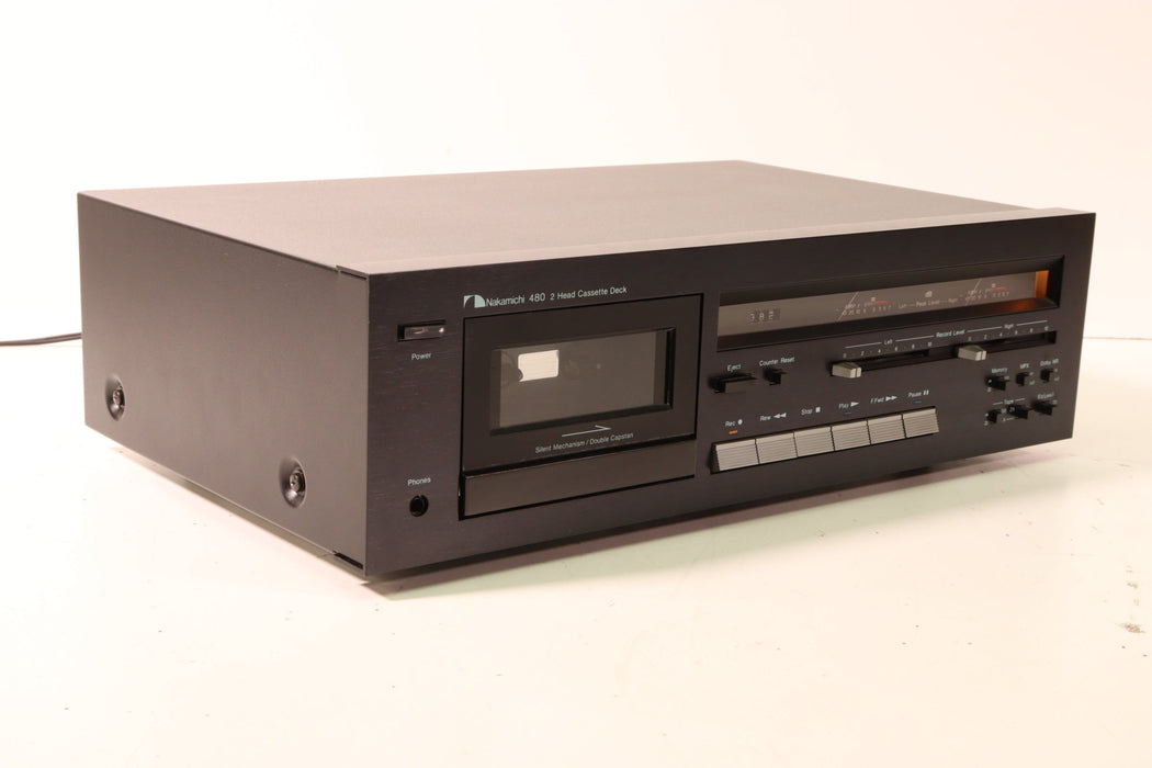 Nakamichi 480 Stereo Cassette Deck with Original Box-Cassette Players & Recorders-SpenCertified-vintage-refurbished-electronics