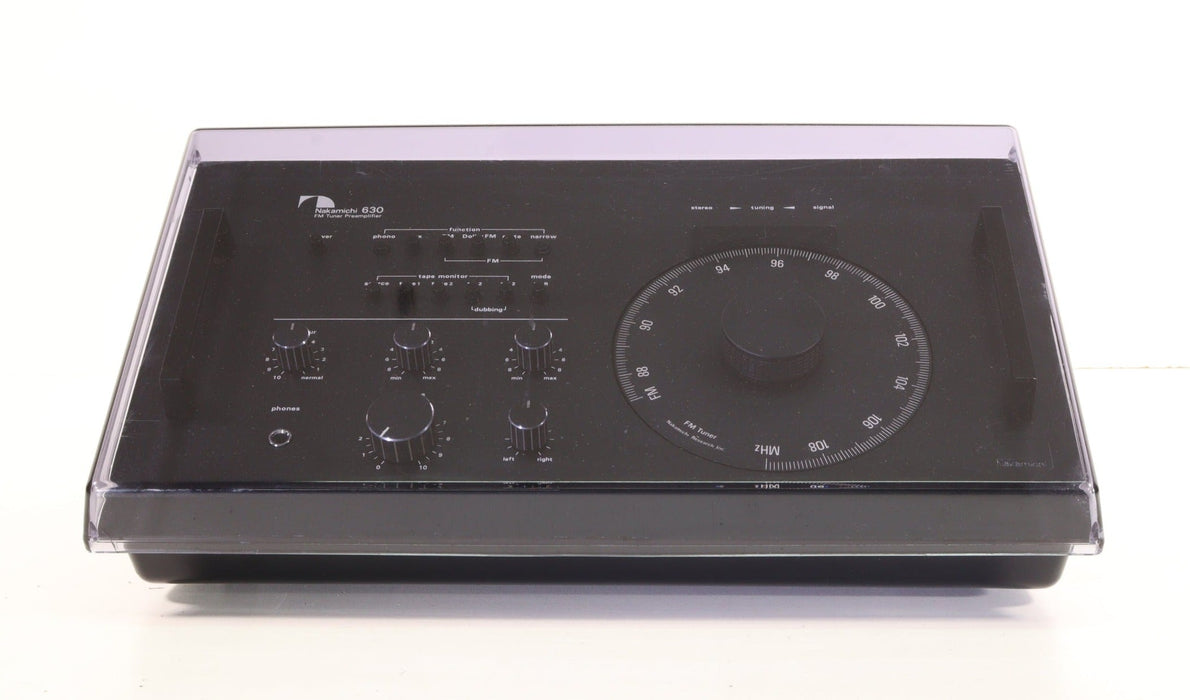 Nakamichi 630 FM Tuner Preamplifier Made in Japan-Preamps-SpenCertified-vintage-refurbished-electronics