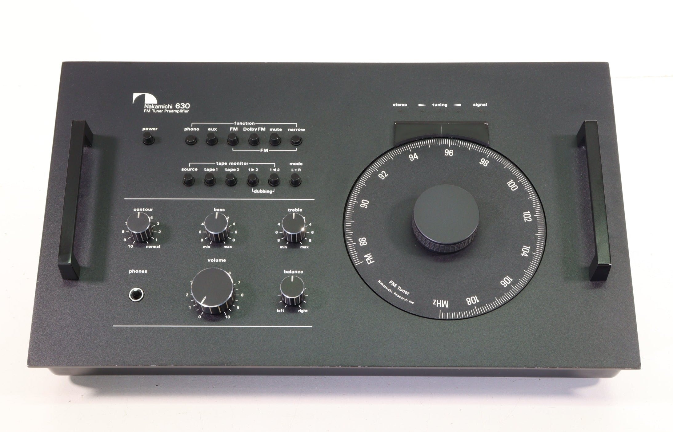 Nakamichi 630 FM Tuner Preamplifier Made in Japan